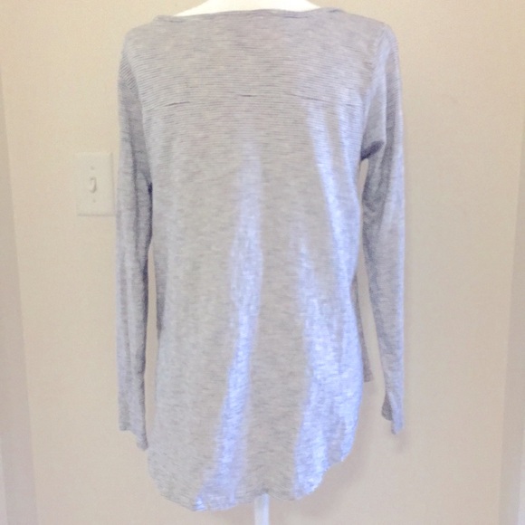 Women's Lucky Brand Long Sleeve Mock Henley Tee - Picture 3 of 9